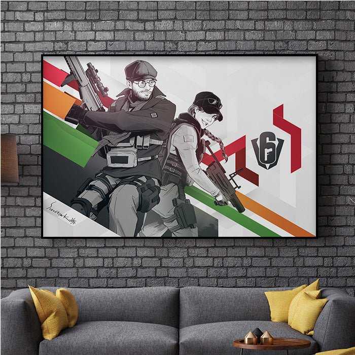 Six Invitational - Flores and Ash - Six Siege art - Fine Art Print