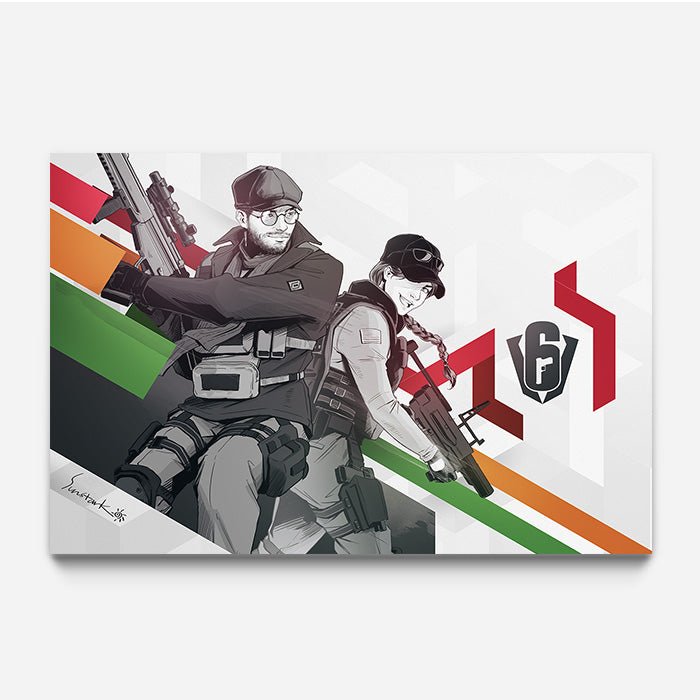 Six Invitational - Flores and Ash - Six Siege art - Fine Art Print