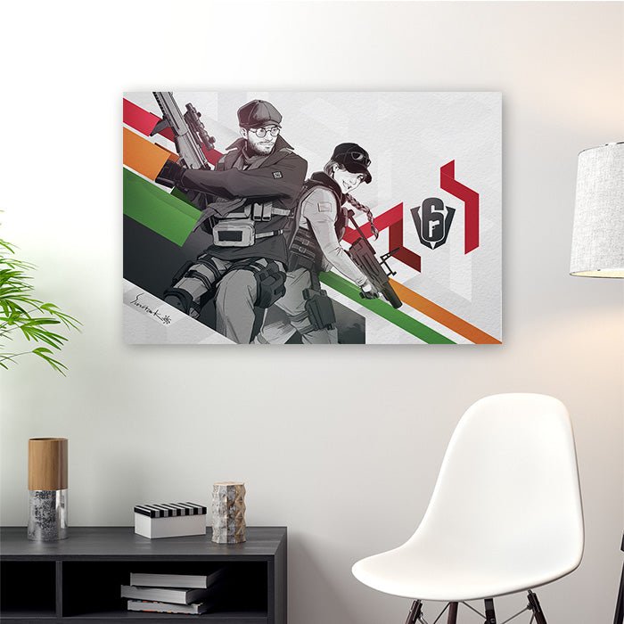 Six Invitational - Flores and Ash - Six Siege art - Fine Art Print