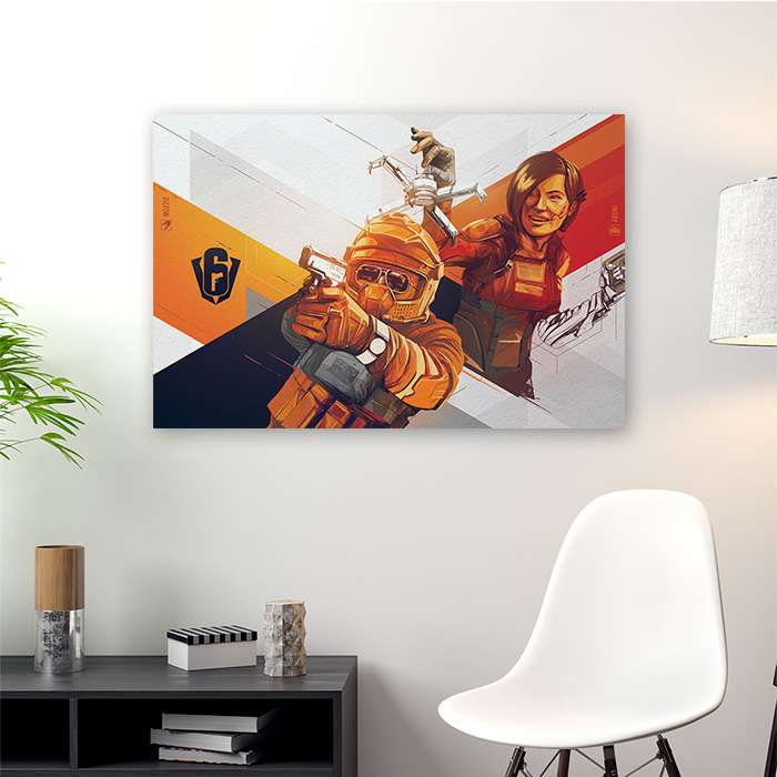 Six Invitational - Mozzie & Aruni - Six Siege art - Fine Art Print