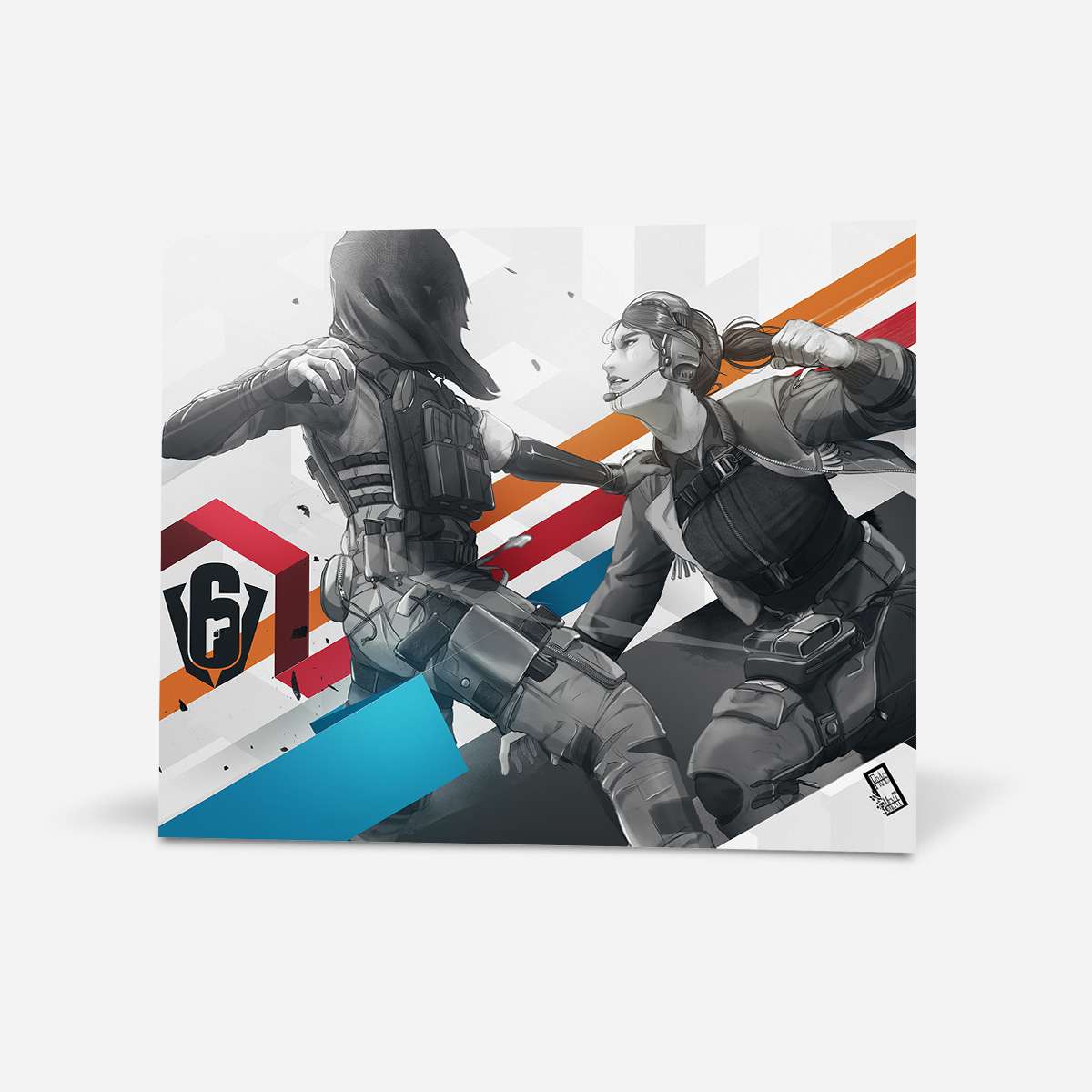 Six Invitational - Nokk vs Thunderbird - Six Siege art - Fine Art Print