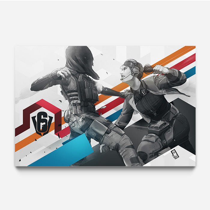 Six Invitational - Nokk vs Thunderbird - Six Siege art - Fine Art Print