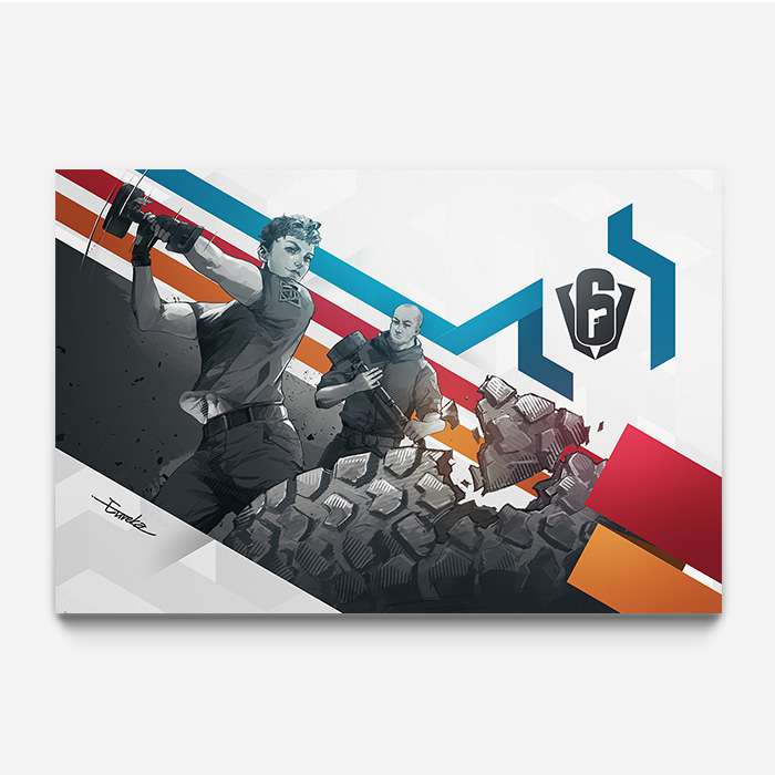 Six Invitational - Thorn and Sledge - Six Siege art - Fine Art Print