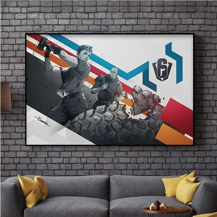 Six Invitational - Thorn and Sledge - Six Siege art - Fine Art Print
