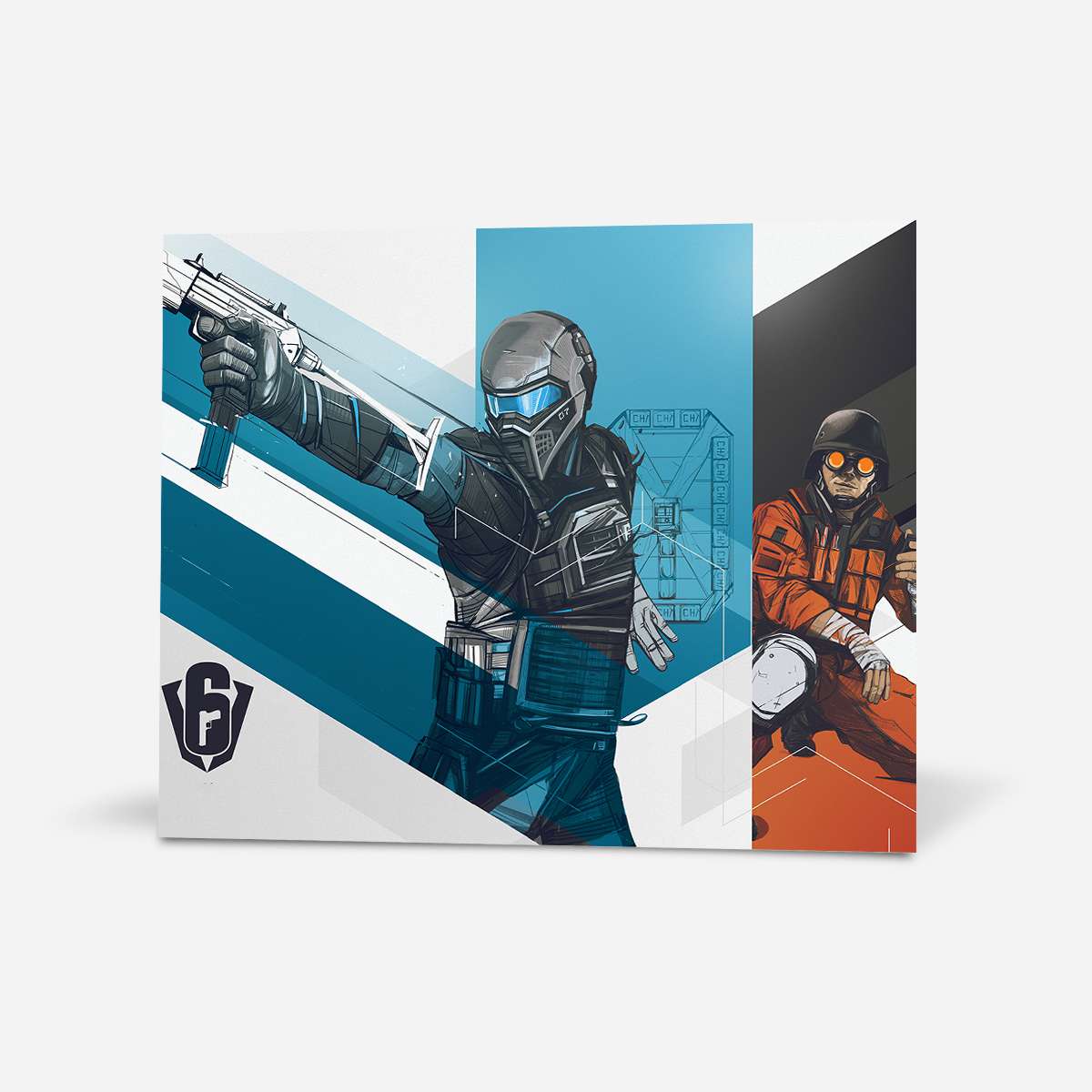 Six Invitational - Vigil & Thermite - Six Siege art - Fine Art Print