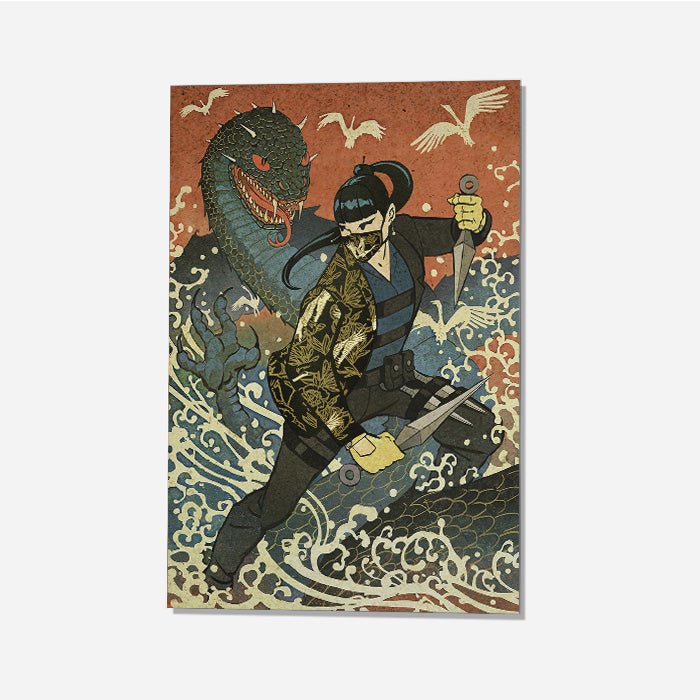 Six Siege – Legend of Azami - Six Siege art - Japanese Wall Scroll