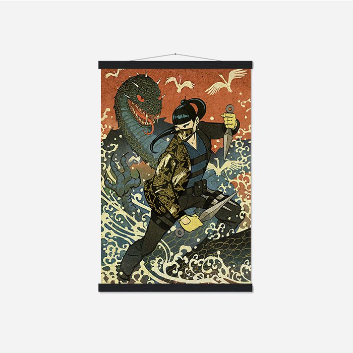 Six Siege – Legend of Azami - Six Siege art - Framed Print