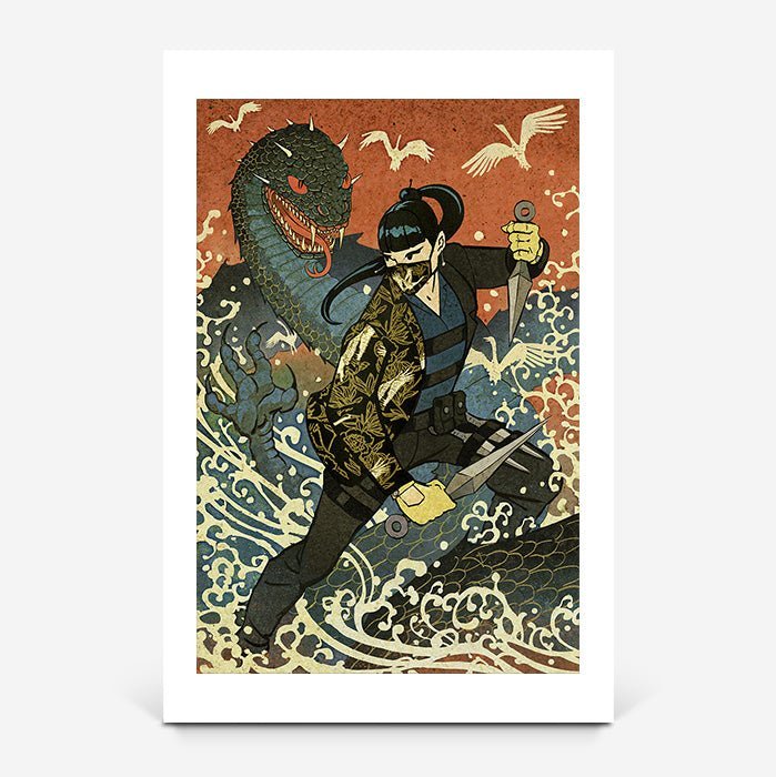 Six Siege – Legend of Azami - Six Siege art - Fine Art Print