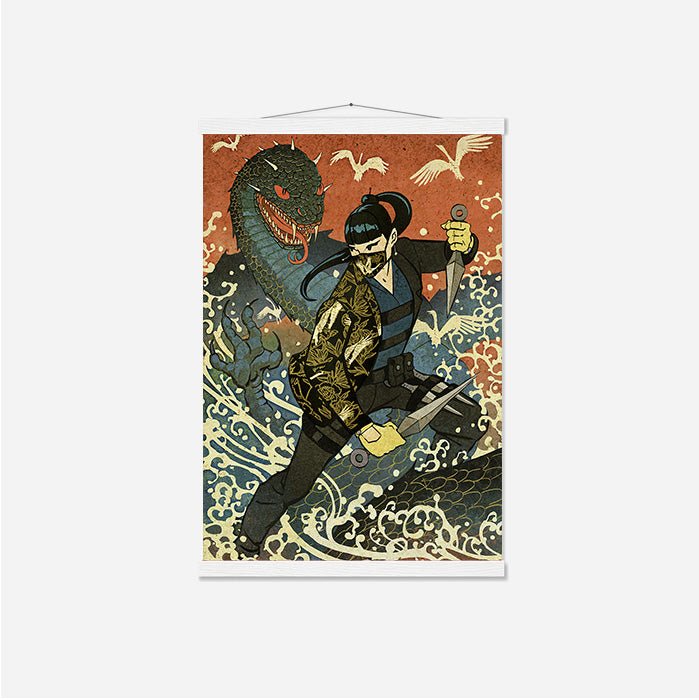 Six Siege – Legend of Azami - Six Siege art - Japanese Wall Scroll