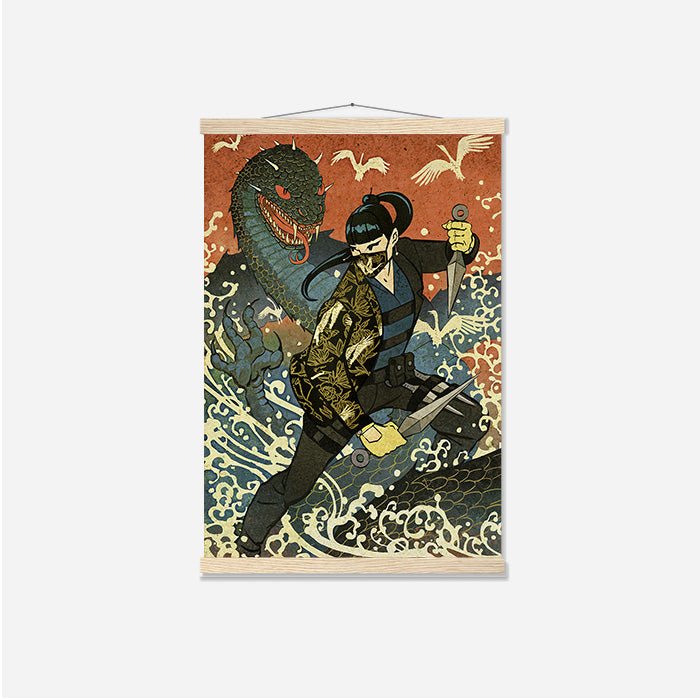 Six Siege – Legend of Azami - Six Siege art - Japanese Wall Scroll