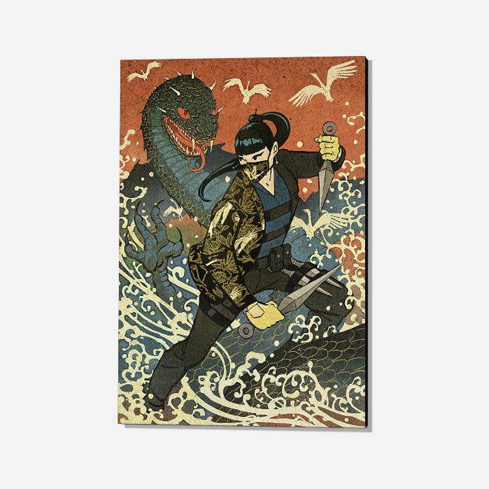 Six Siege – Legend of Azami - Six Siege art - Metal Poster