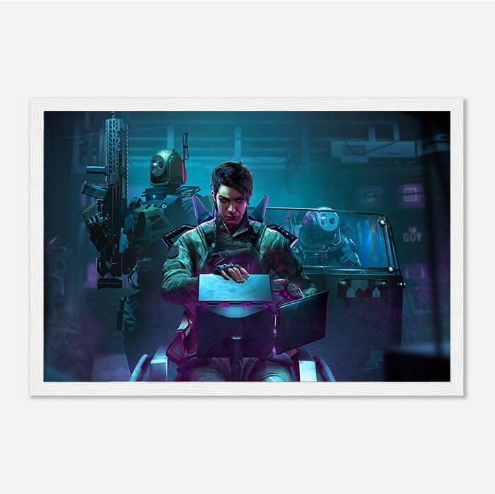 Skopos and Pantheon Shells - Six Siege art - Fine Art Print