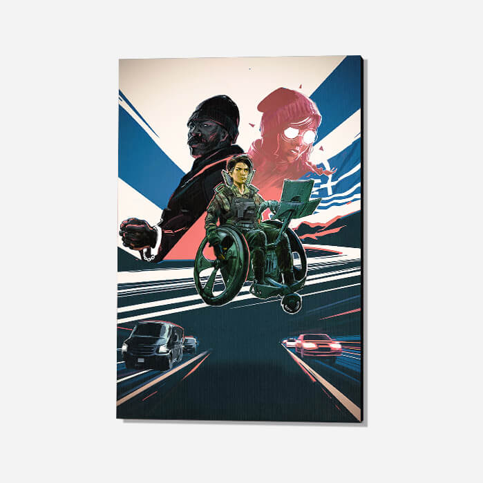 Skopos – Operation Twin Shells - Six Siege art - Metal Poster