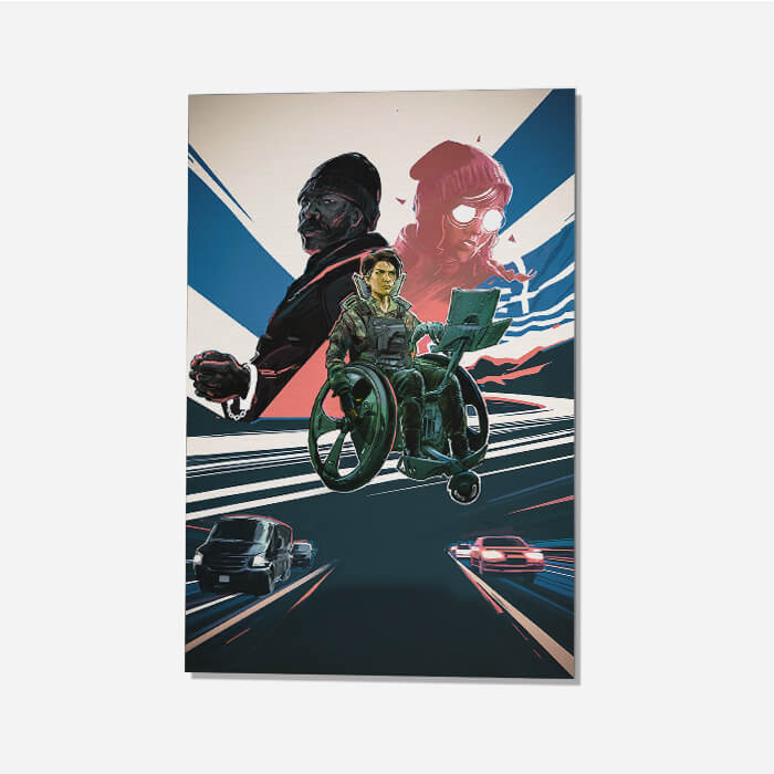 Skopos – Operation Twin Shells - Six Siege art - Framed Print