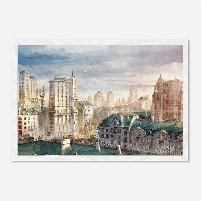 Skycrapers - Anno art - Framed Print