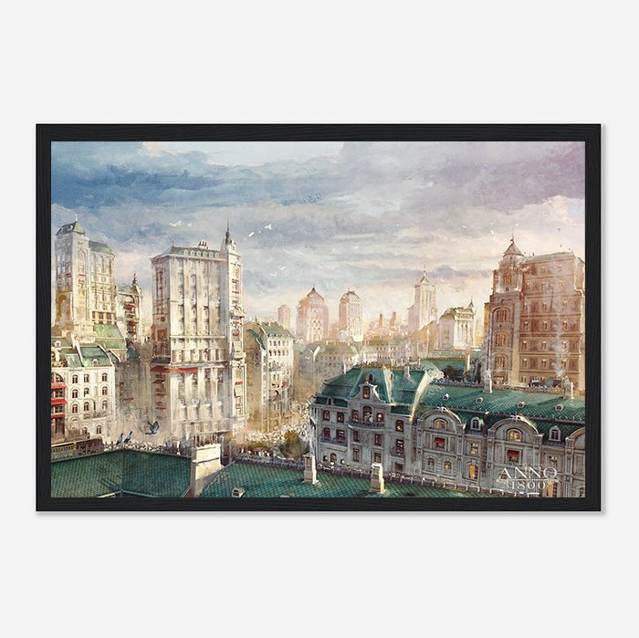 Skycrapers - Anno art - Framed Print