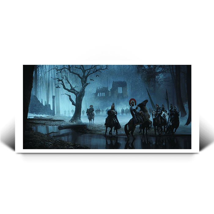 Snow Spartans - Assassin's Creed art - Fine Art Print