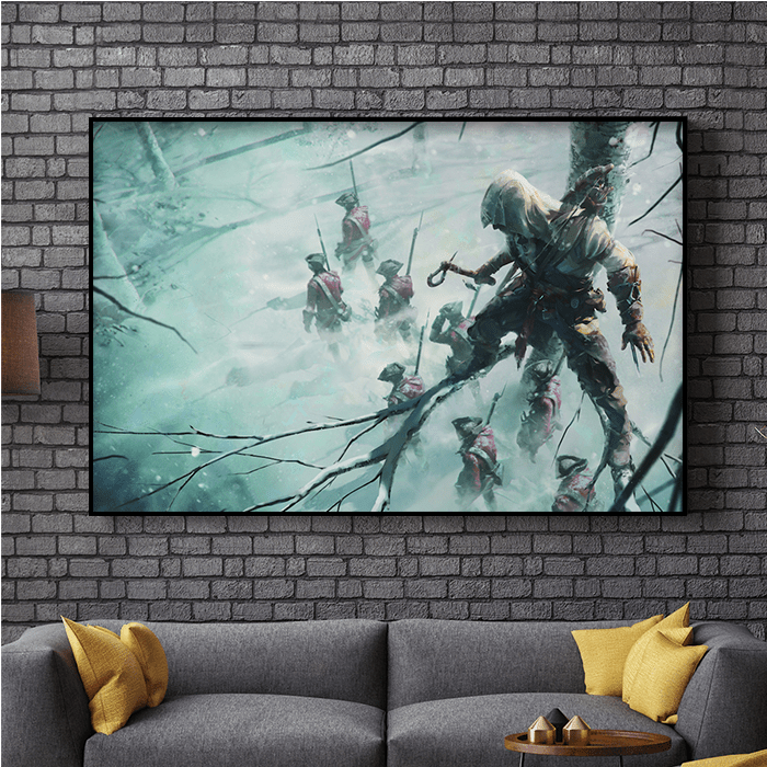 Stalking the Soldiers - Assassin's Creed art - Fine Art Print