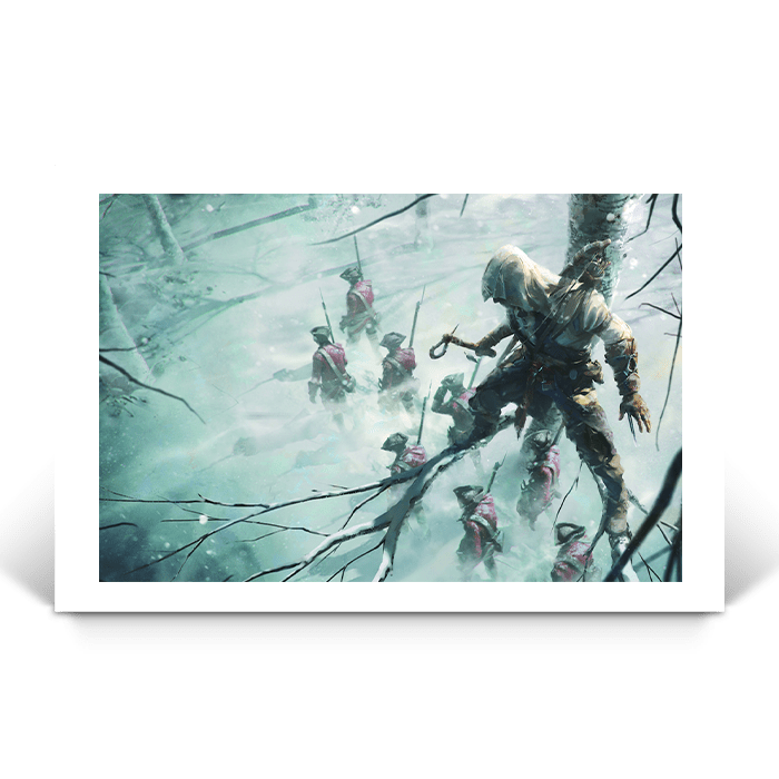 Stalking the Soldiers - Assassin's Creed art - Fine Art Print