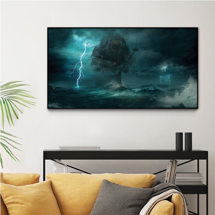 Storm at sea - Assassin's Creed art - Fine Art Print