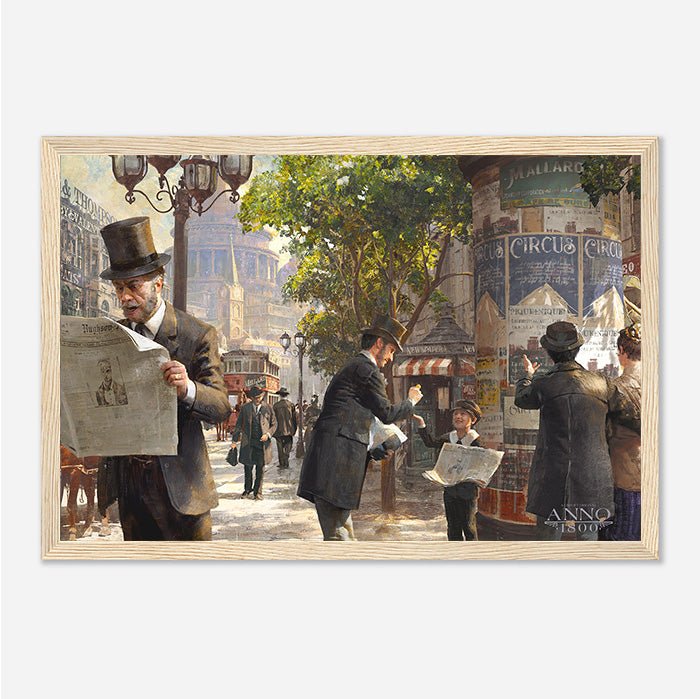 Streets - Anno art - Framed Print