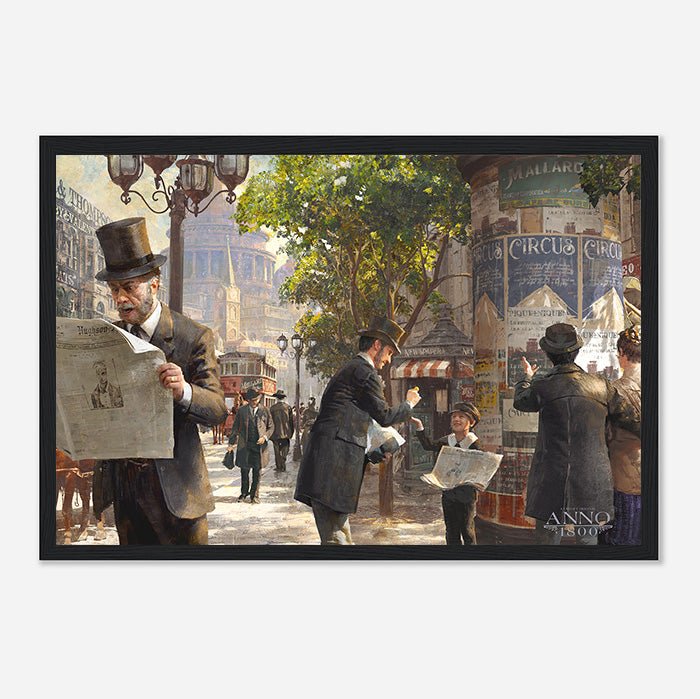 Streets - Anno art - Framed Print