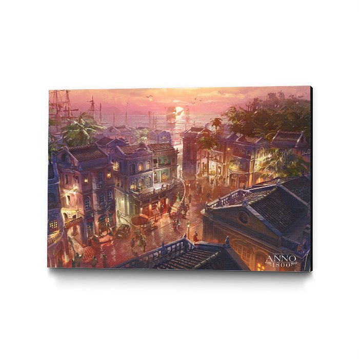 Sunset in New World - Anno art - Museum Canvas