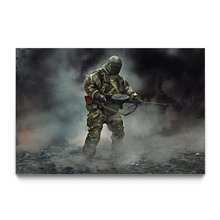Tachanka - Fire - Six Siege art - Fine Art Print