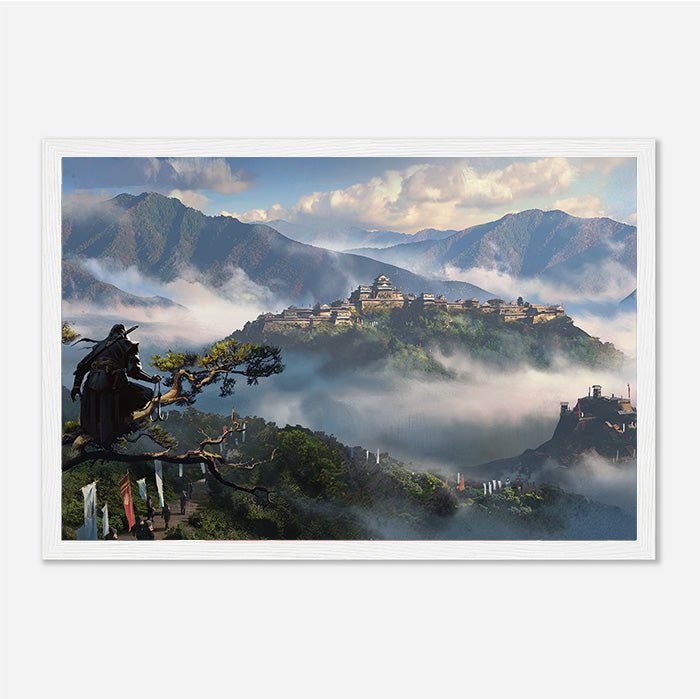 Takeda Castle - Assassin's Creed art - Framed Print