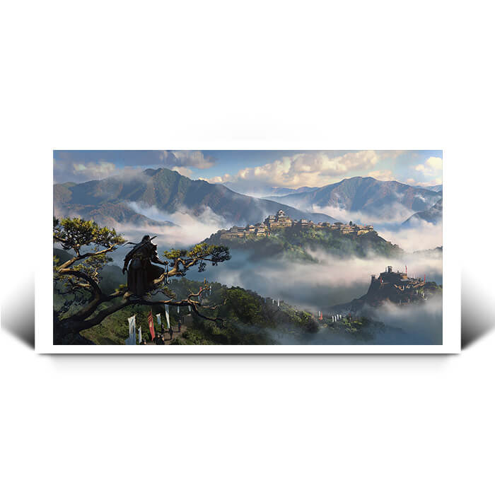 Takeda Castle - Assassin's Creed art - Fine Art Print