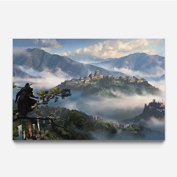 Takeda Castle - Assassin's Creed art - Fine Art Print