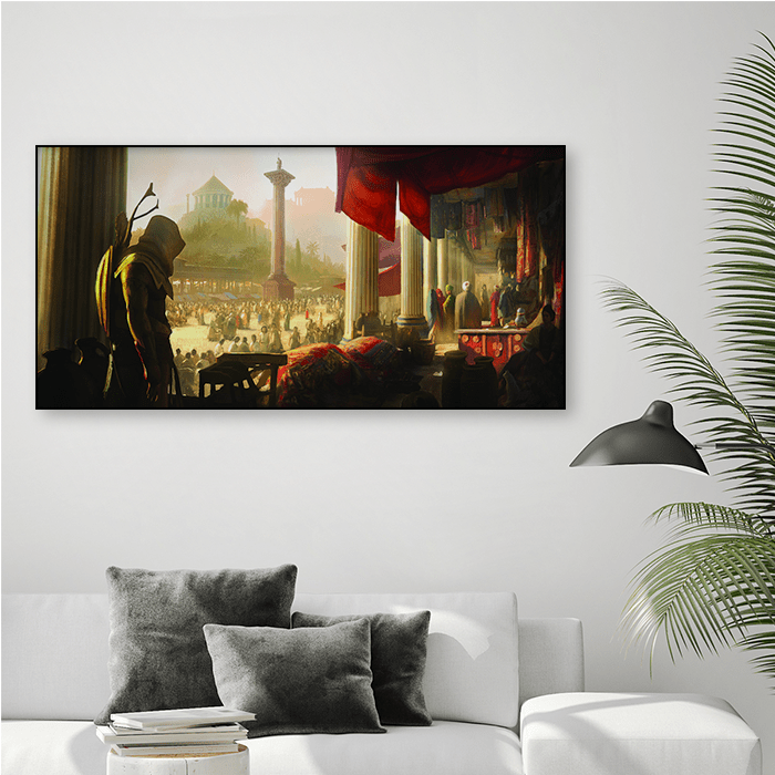 The Courtyard Watcher - Assassin's Creed art - Fine Art Print