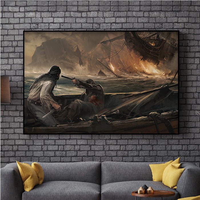 The final battle - Assassin's Creed art - Fine Art Print