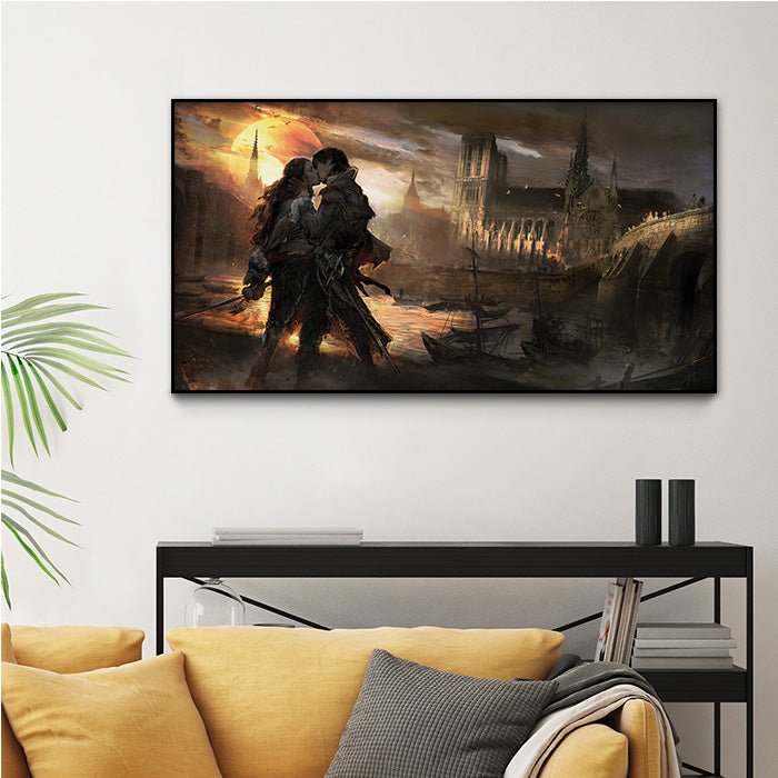 The French Kiss - Assassin's Creed art - Fine Art Print