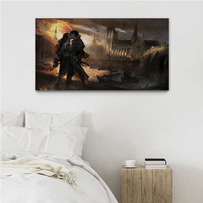 The French Kiss - Assassin's Creed art - Fine Art Print