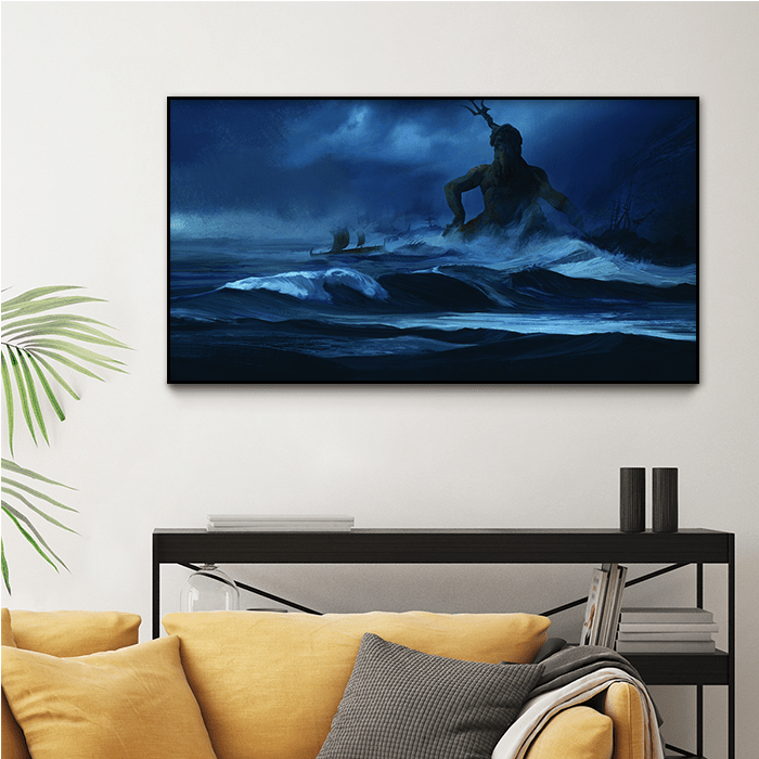 The God of the Sea - Assassin's Creed art - Fine Art Print