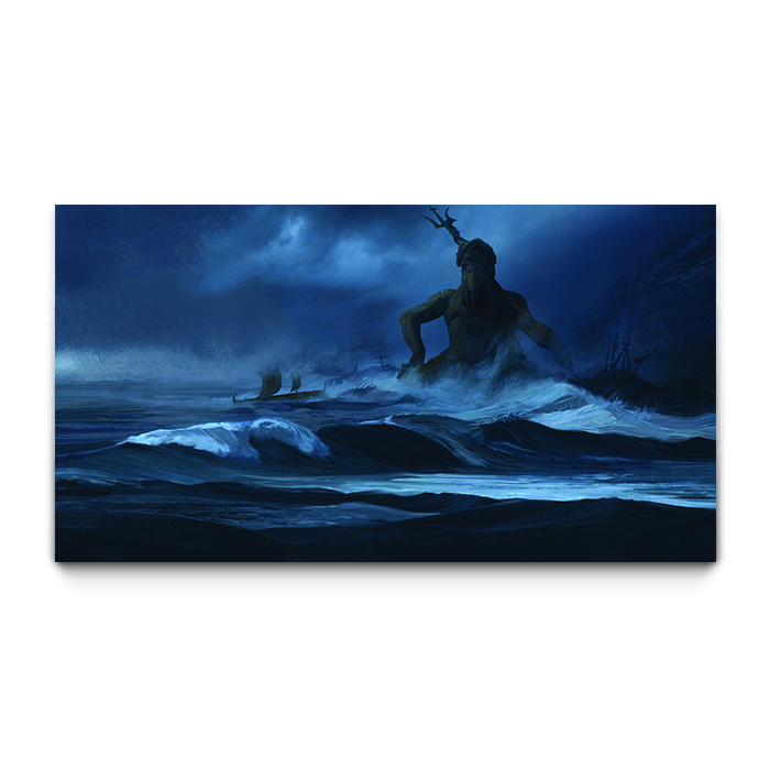 The God of the Sea - Assassin's Creed art - Fine Art Print
