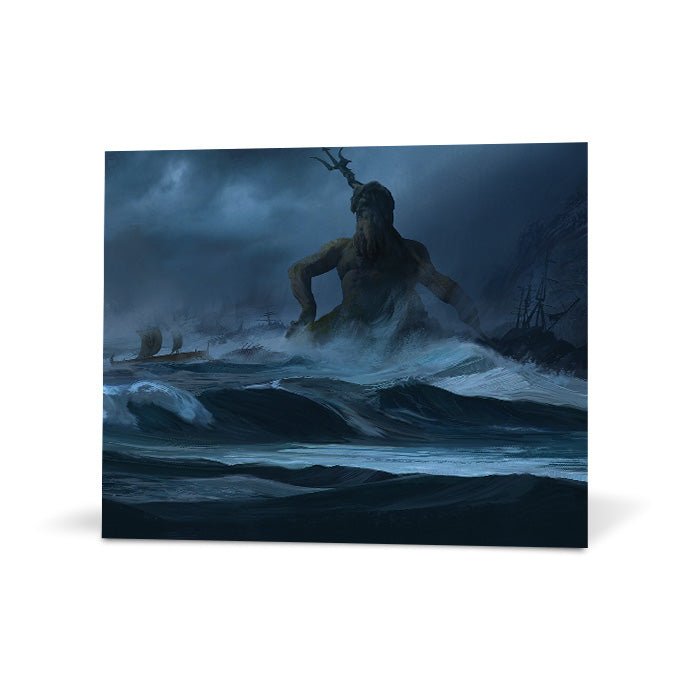 The God of the Sea - Assassin's Creed art - Fine Art Print