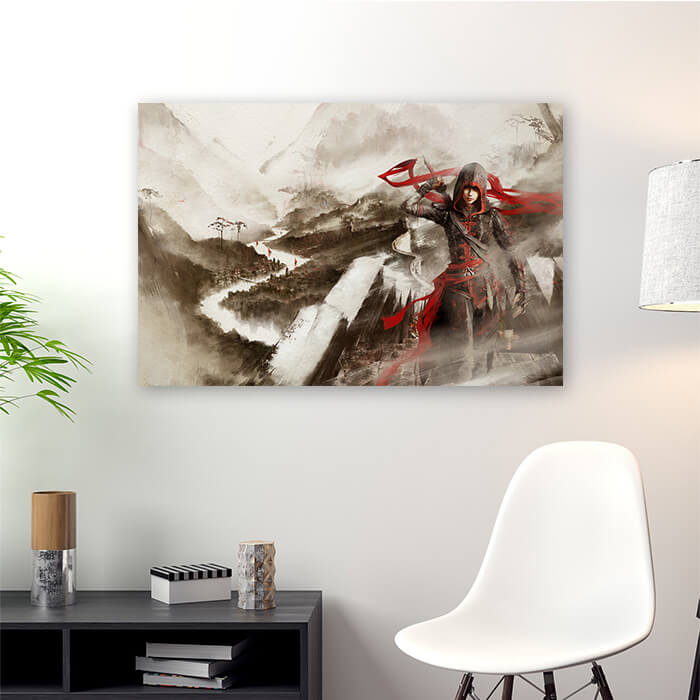 The great wall of China - Assassin's Creed art - Fine Art Print