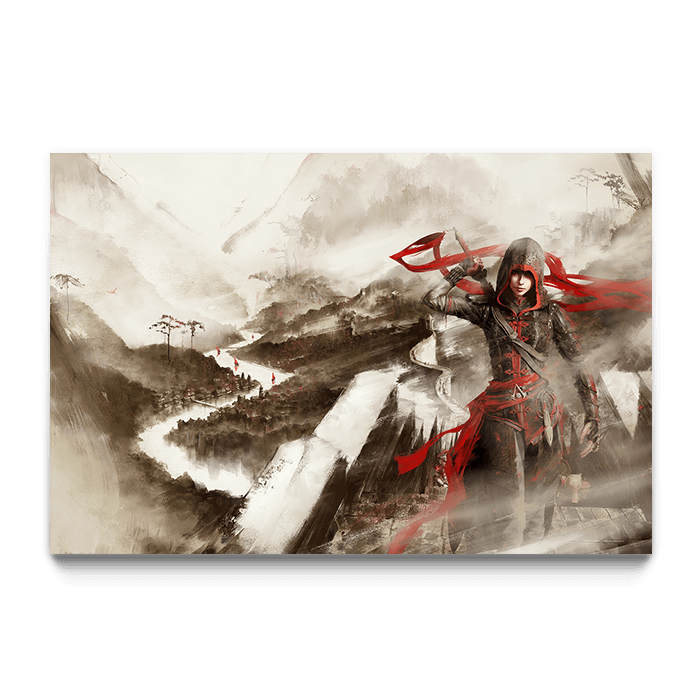 The great wall of China - Assassin's Creed art - Fine Art Print