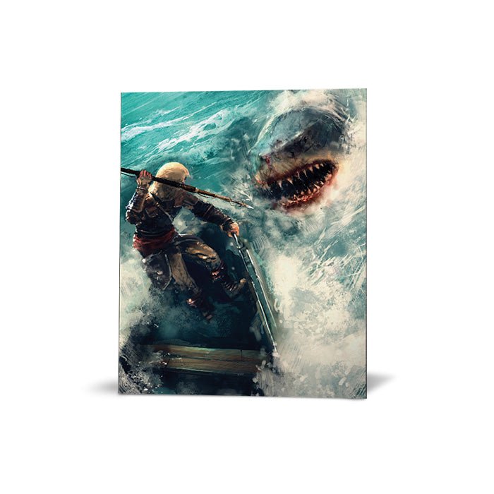 The great white shark - Assassin's Creed art - Fine Art Print