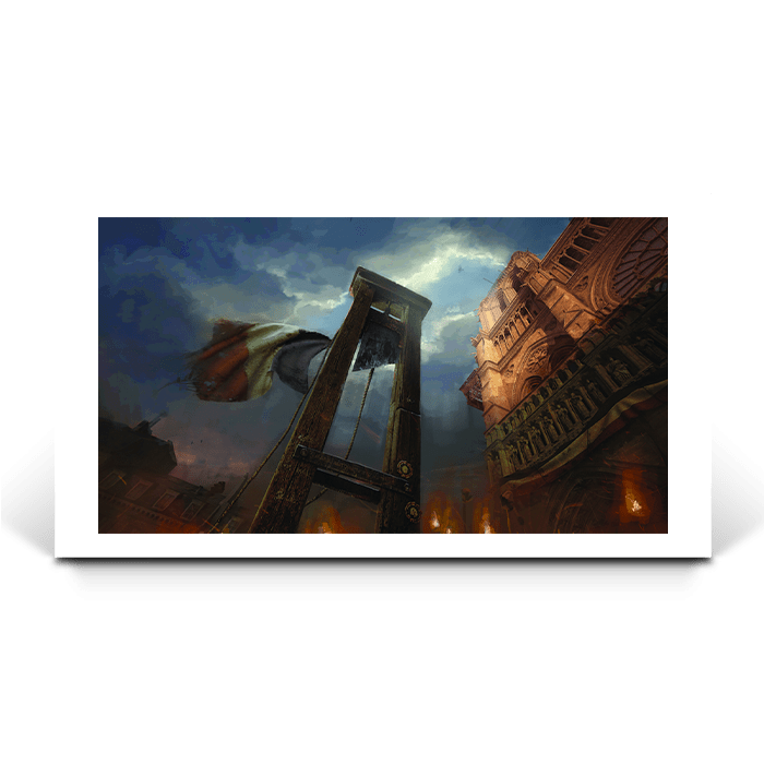 The Guillotine - Assassin's Creed art - Fine Art Print