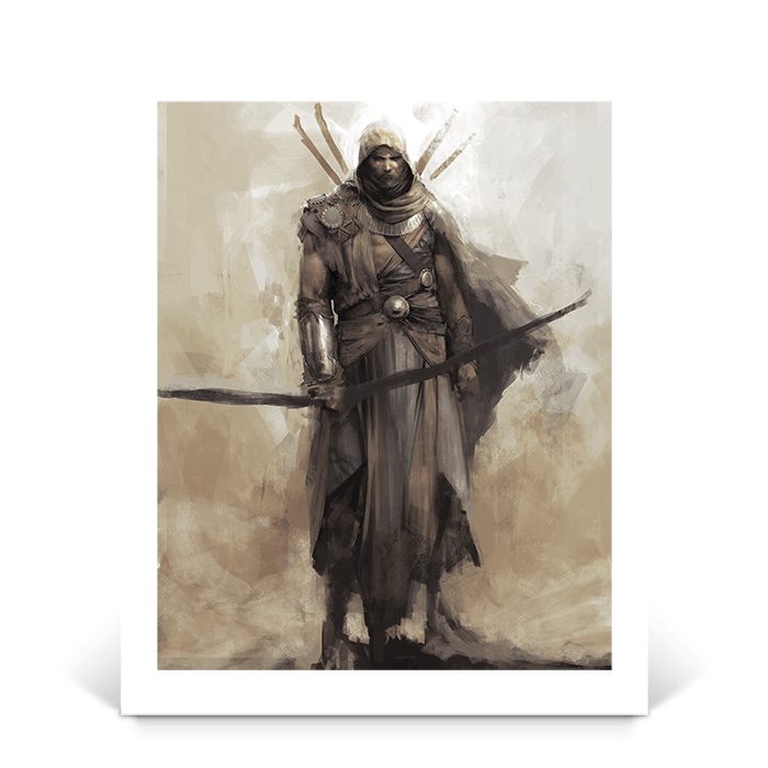 The Hidden One - Assassin's Creed art - Fine Art Print