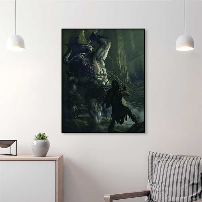 The Minotaur - Assassin's Creed art - Fine Art Print