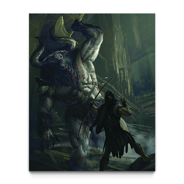 The Minotaur - Assassin's Creed art - Fine Art Print