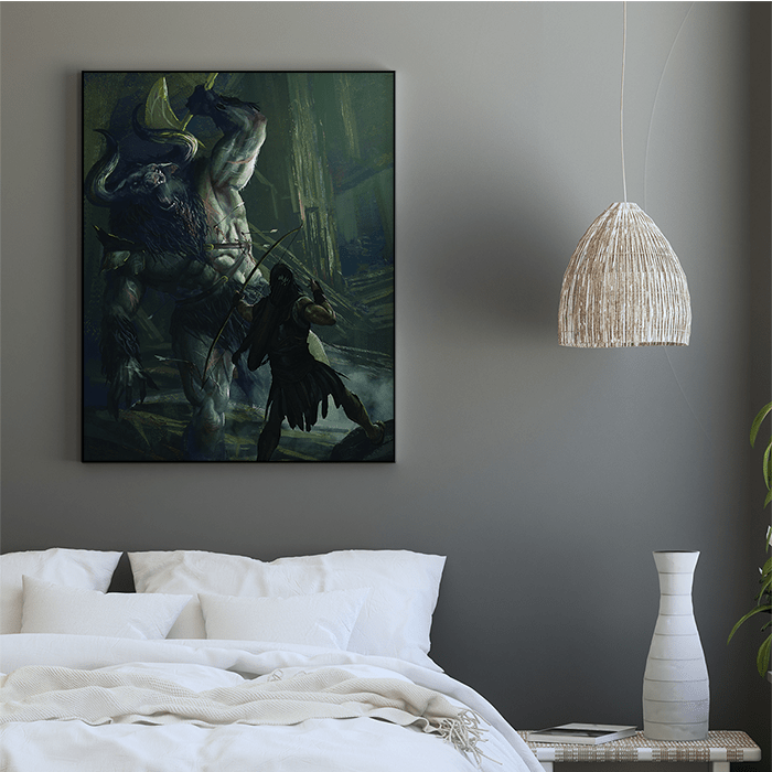 The Minotaur - Assassin's Creed art - Fine Art Print