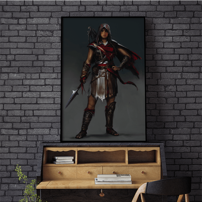 The Misthios Kassandra - Assassin's Creed art - Fine Art Print