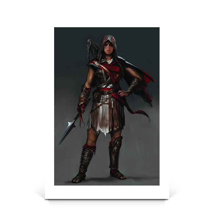 The Misthios Kassandra - Assassin's Creed art - Fine Art Print