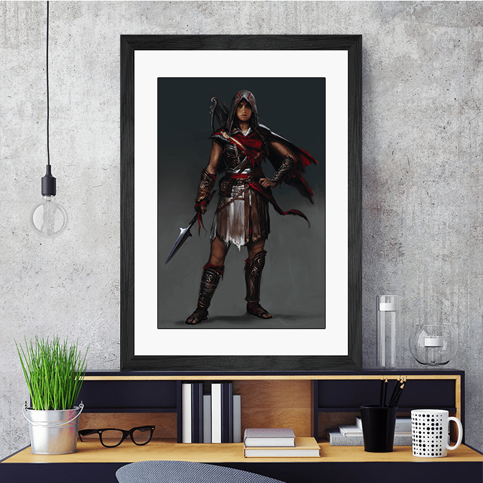 The Misthios Kassandra - Assassin's Creed art - Fine Art Print