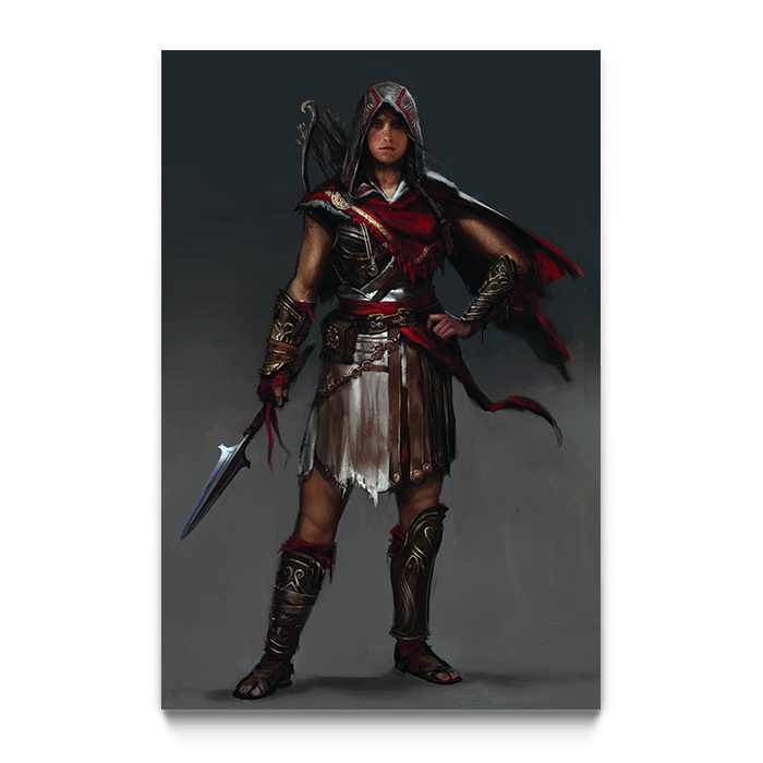 The Misthios Kassandra - Assassin's Creed art - Fine Art Print